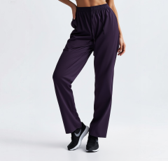SCRUB LİKRA (ESNEK KUMAŞ) MOR PANTOLON