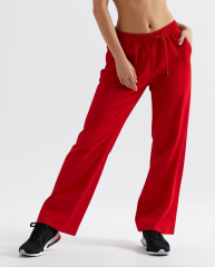 SCRUB LİKRA (ESNEK KUMAŞ) KIRMIZI PANTOLON