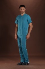263 T.Cotton Petrol Yeşili Takım Doktor Hemşire Forması