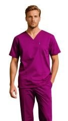 SCRUB LİKRA (ESNEK KUMAŞ) ERGUVAN ÜST