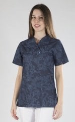 163-Kamuflaj Desen Tek Üst Doktor Hemşire Forması