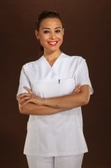 308-TEK ÜST CERRAH YAKA Doktor Hemşire Forması