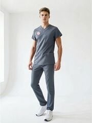 TEKNİK HİZMETLER SCRUBS LİKRALI GRİ (NEUTRAL GRAY)