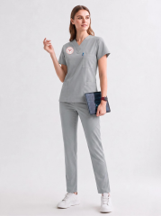 TEKNİK HİZMETLER SCRUBS LİKRA (ESNEK) TAKIM FORMA SAĞ.BAK. LOGOLU