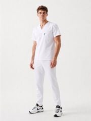 WHITE SCRUBS LUX LİKRA (ESNEK) TAKIM