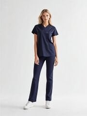 SCRUB LİKRA (ESNEK KUMAŞ) LACİVERT TAKIM L-02