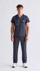 ANTRACITE SCRUBS LUX LİKRA (ESNEK) TAKIM L-17