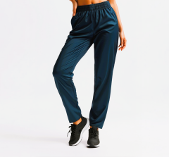 SCRUB LİKRA (ESNEK KUMAŞ) PETROL MAVİ PANTOLON